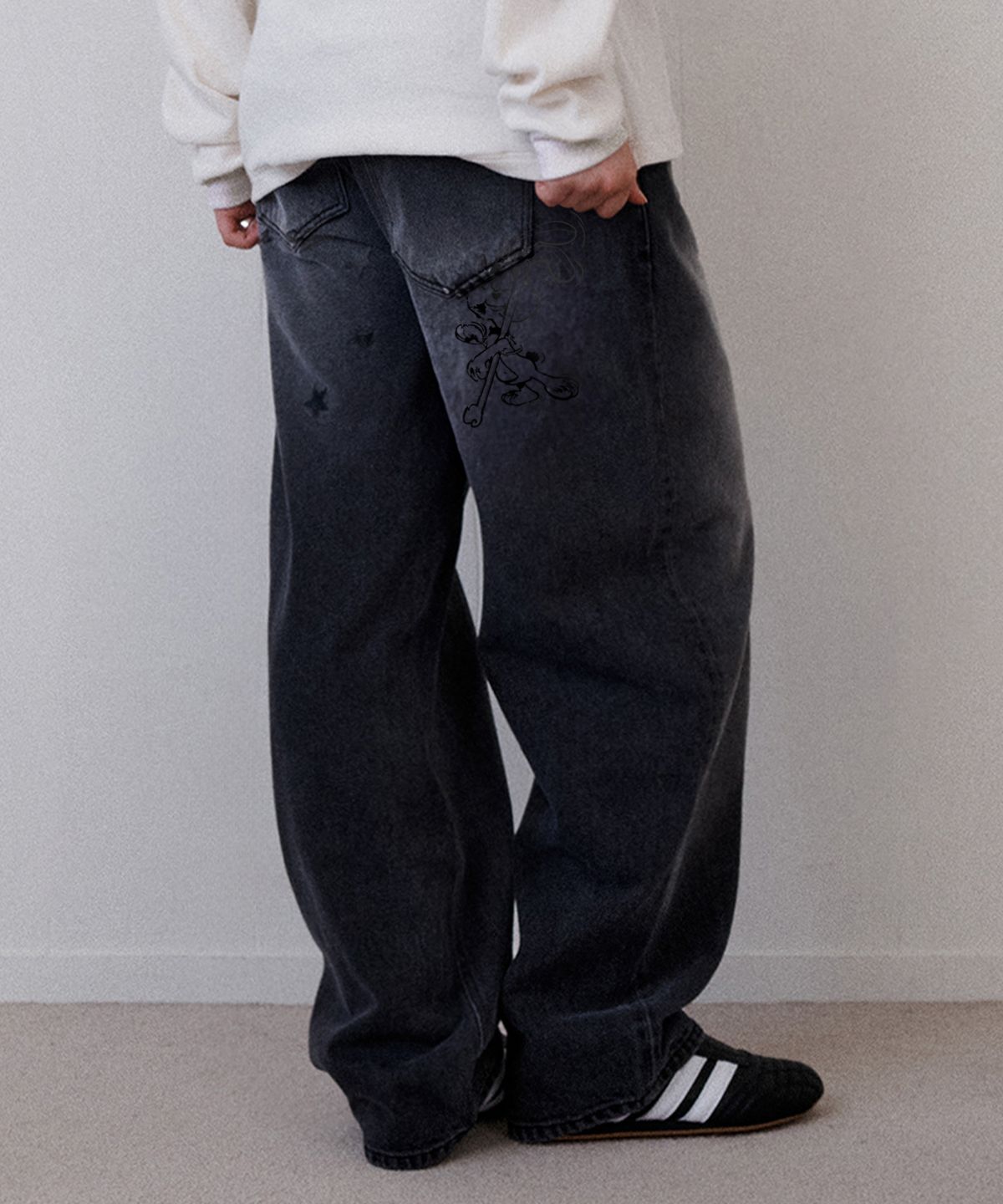 리트리버클럽(RETRIEVER CLUB) LIL RABBIT DENIM [GRAY]