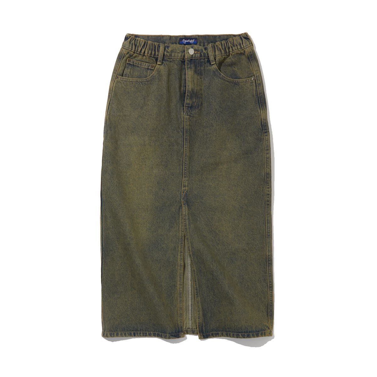 펜필드(PENFIELD) VINTAGE DYEING PIONEER SKIRT MOSS_FQ3WS02F