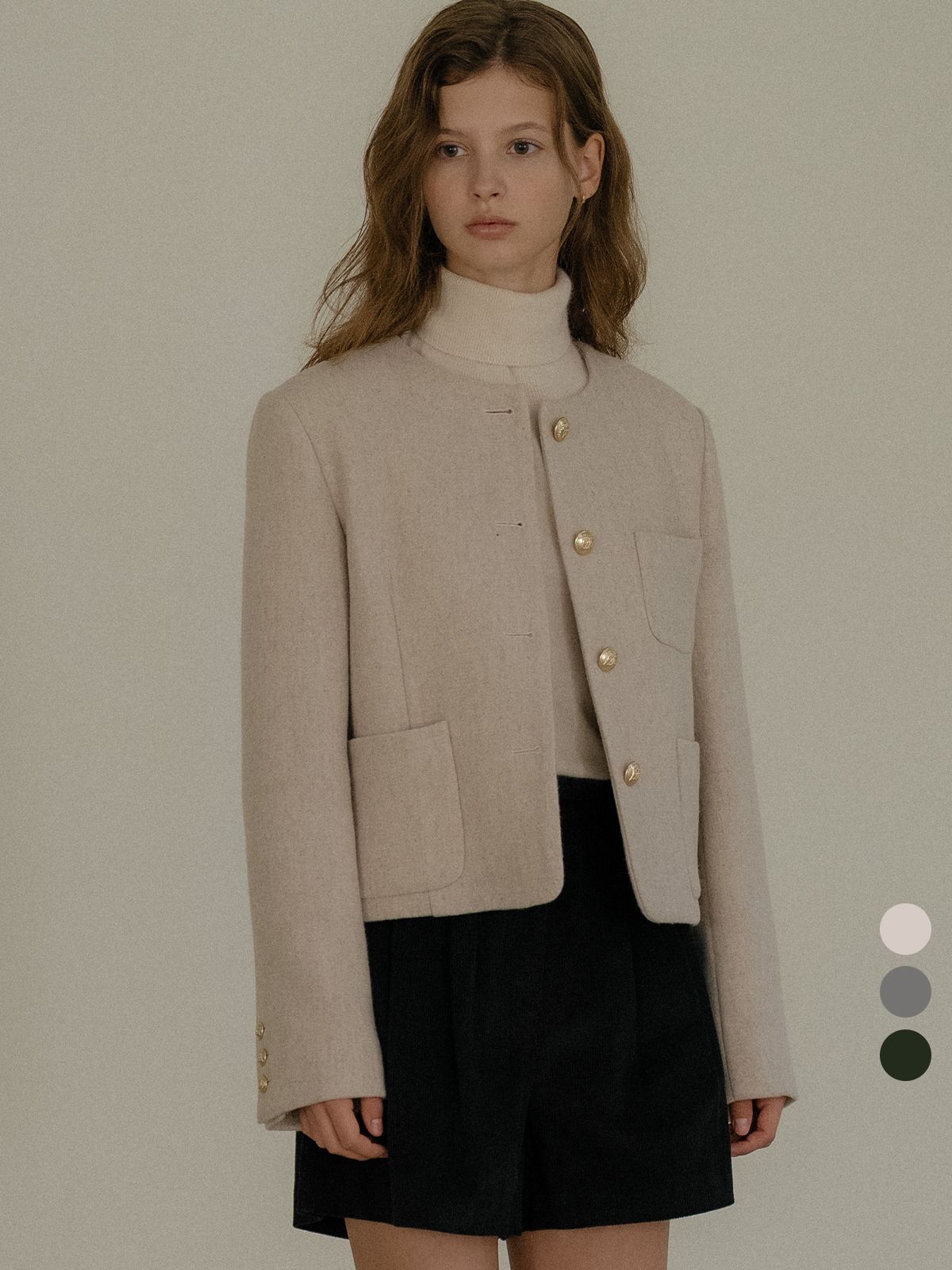 틸아이다이(TILL I DIE) Stella wool jacket_3color