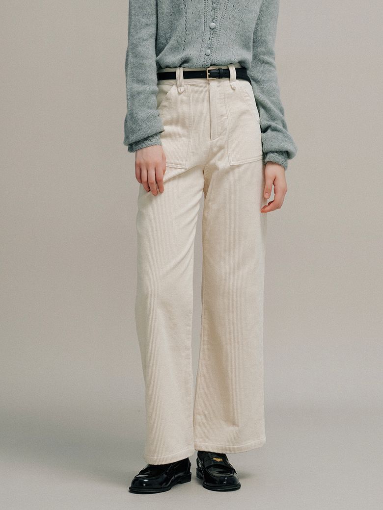 ZENIA corduroy pants_2colors