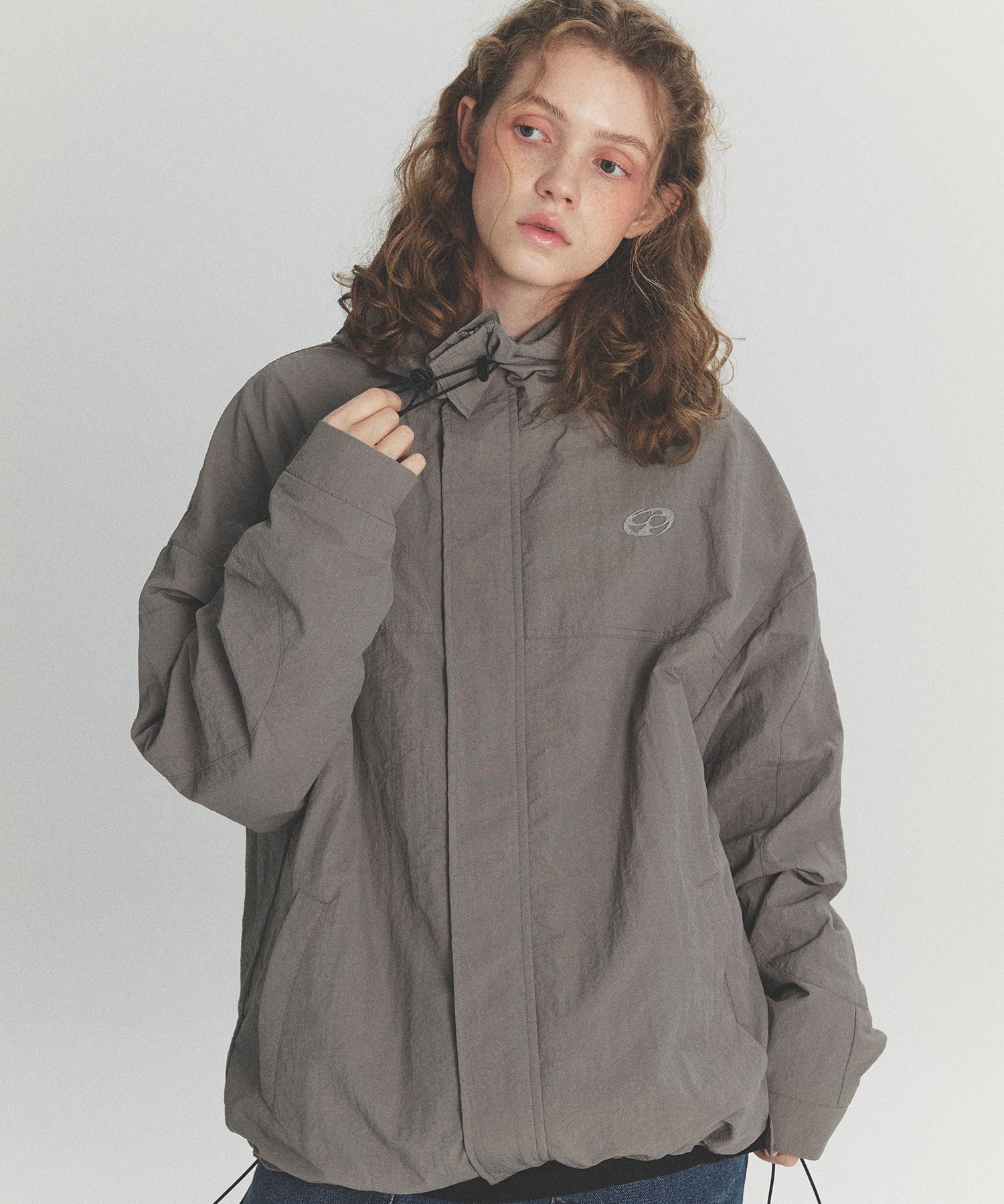 アウターその他 CPGN STUDIO_COMPAGNO High neck hooded windbreaker gray MUSINSA | CPGN STUDIO High neck hooded windbreaker grey