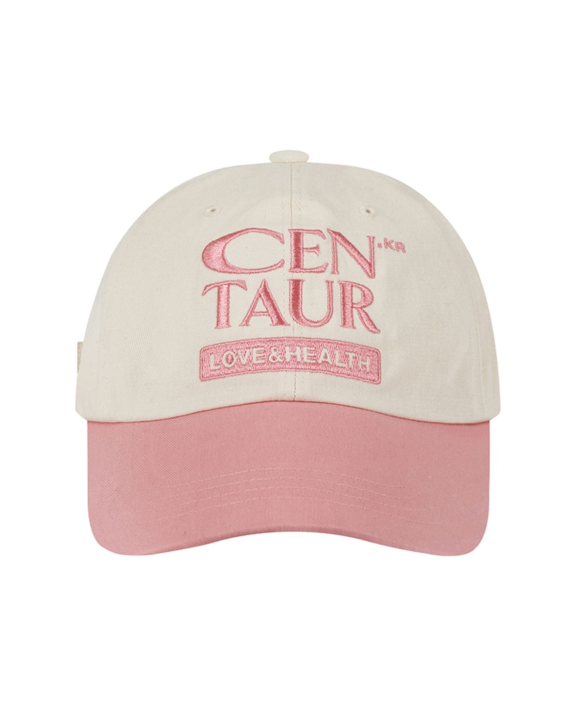 센토르(CENTAUR.KR) CENTAUR BIG LOGO TWO-TONE BALL CAP_IVORY