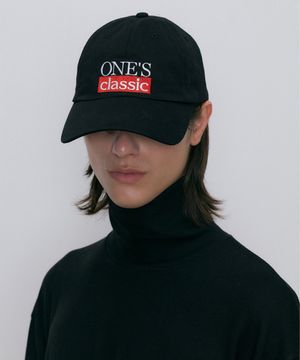 ONE’S classic ball cap (black)