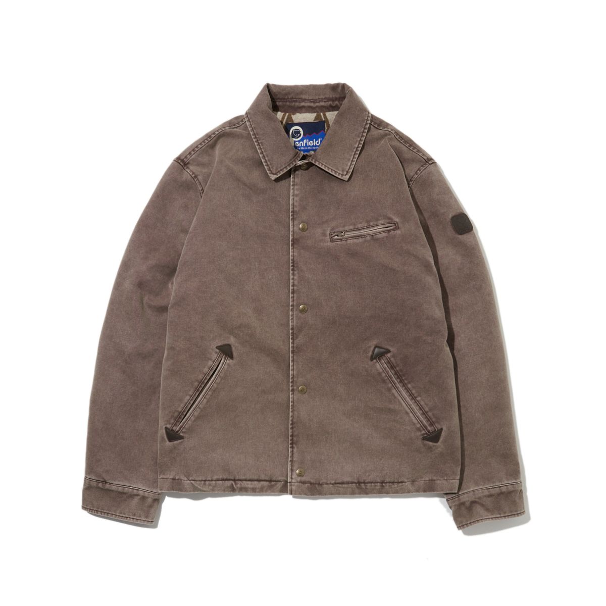 펜필드(PENFIELD) FADED COTTON DESTROYED JACKET BROWN_FQ3WJ15U