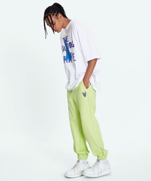 케이9 로고 조거 팬츠 빈티지그린