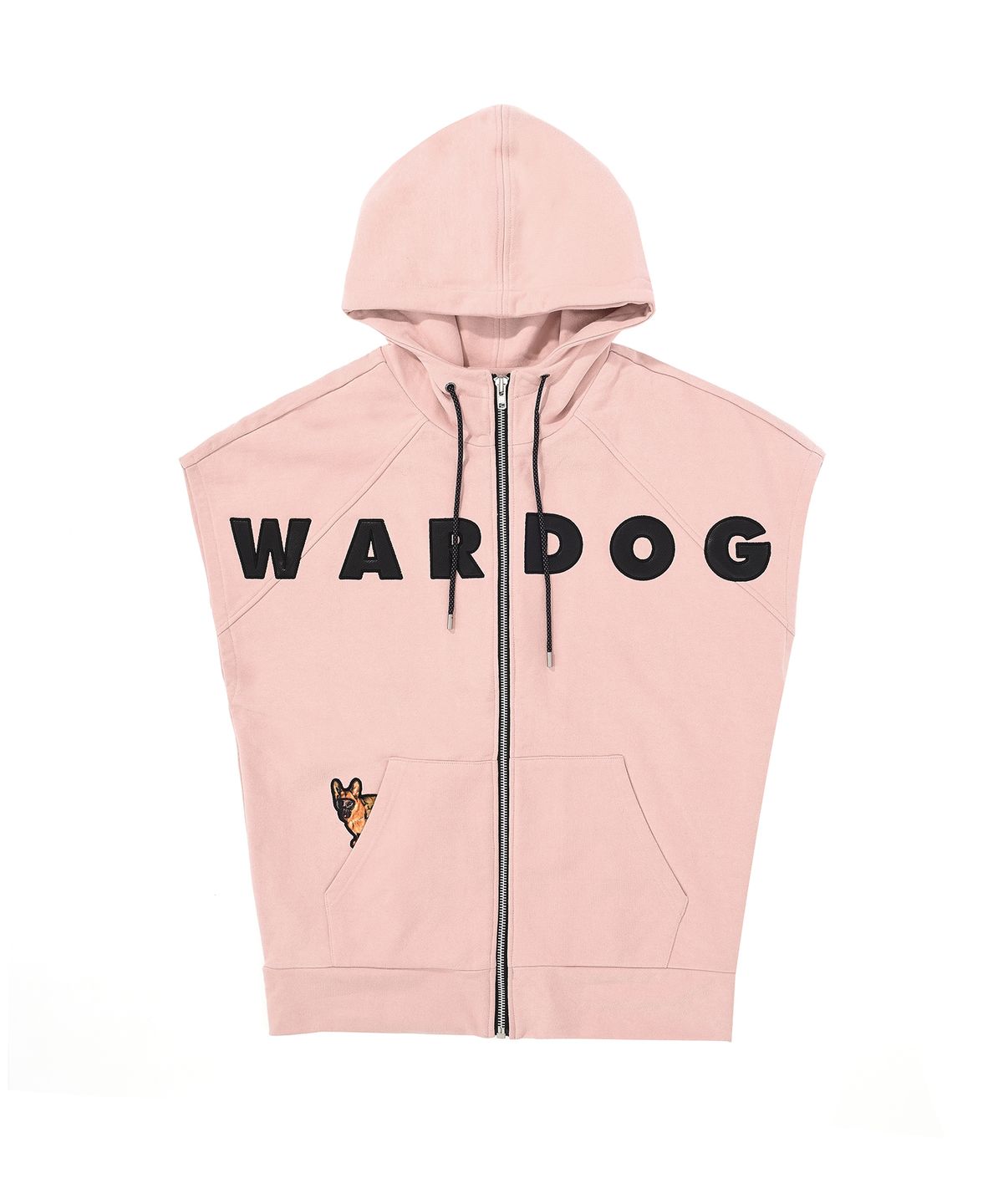 워독(WARDOG) 피카부 민소매 집업 후디 인디안 핑크