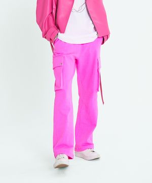 카고 저지 팬츠 핑크