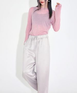 아세테이트 드리프트 와이드 팬츠