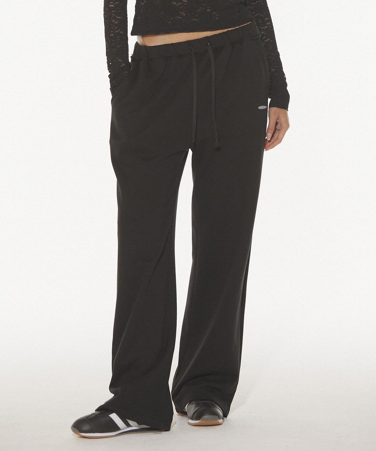 디어스토커(DEARSTALKER) KALI LACE TRAINING PANTS - BLACK