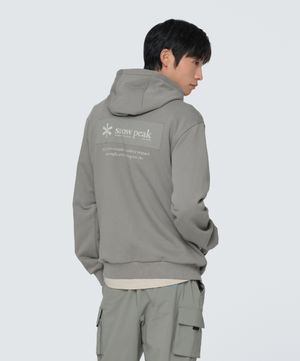 우븐 패치 후드 집업 (S24FMFFJ24) Dark Gray