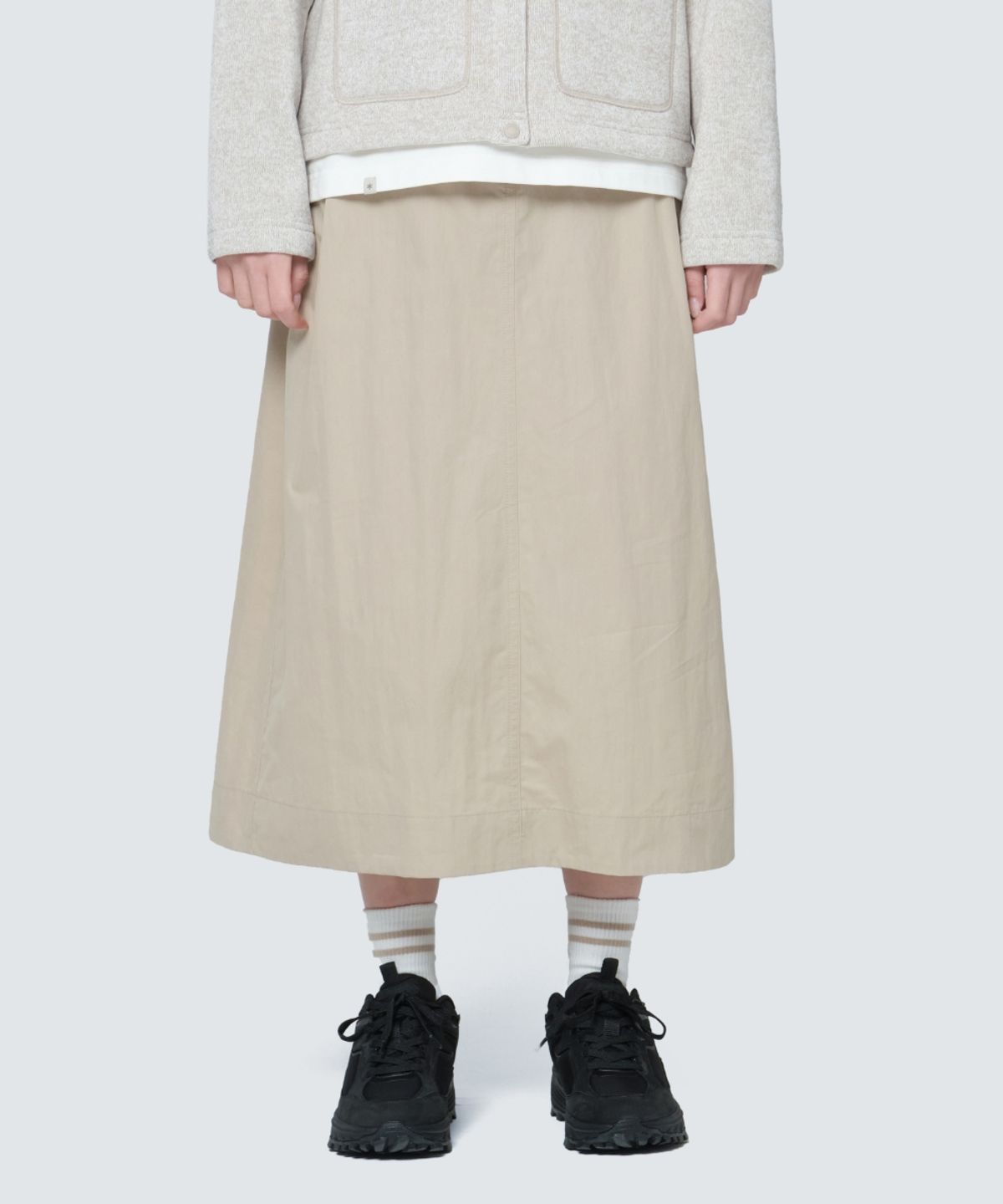 스노우피크 어패럴(SNOWPEAK APPAREL) 클랜드 여성 스커트 (S24FWDSK91) Beige