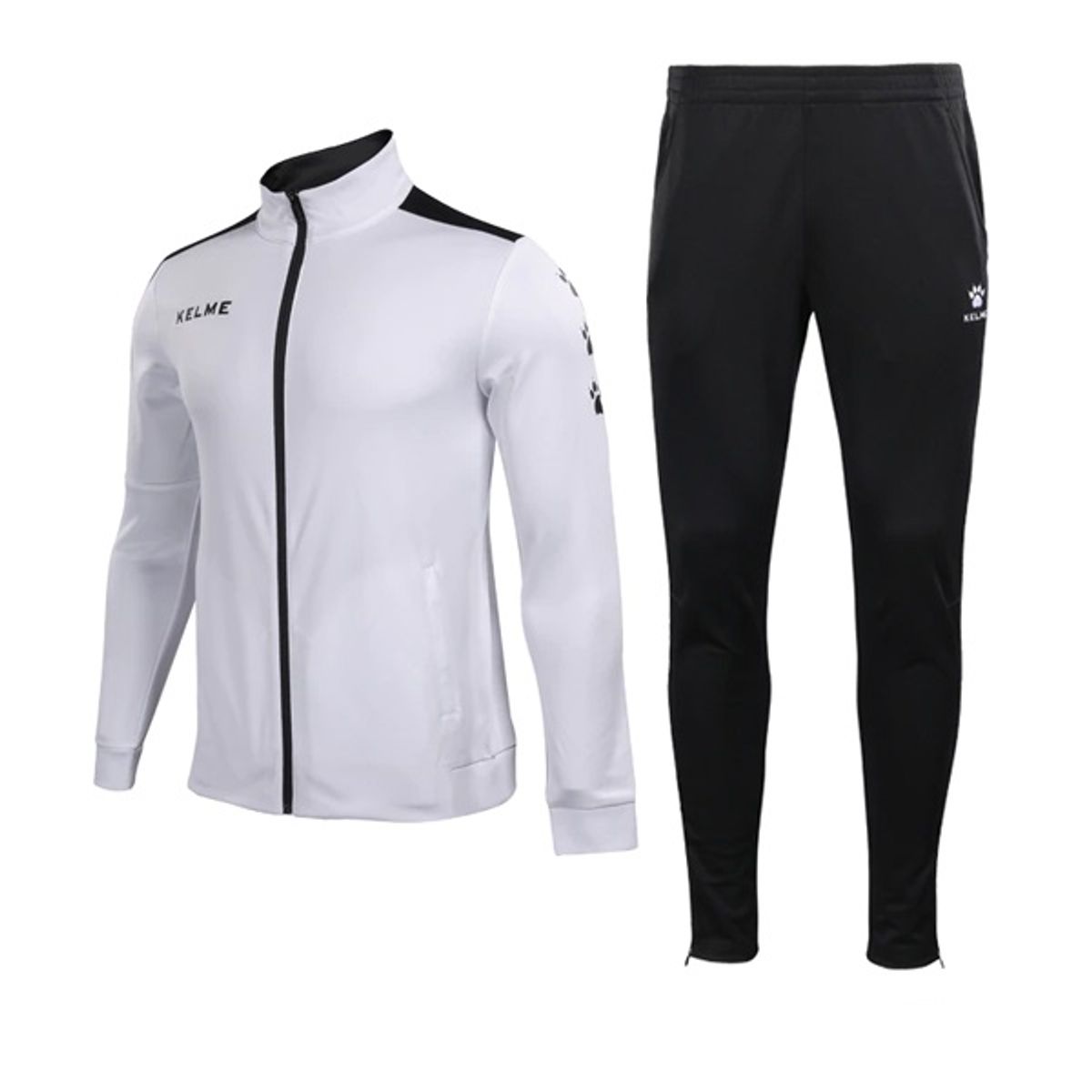 켈미(KELME) 3771200 트랙수트 (풀 집업) 화이트/블랙