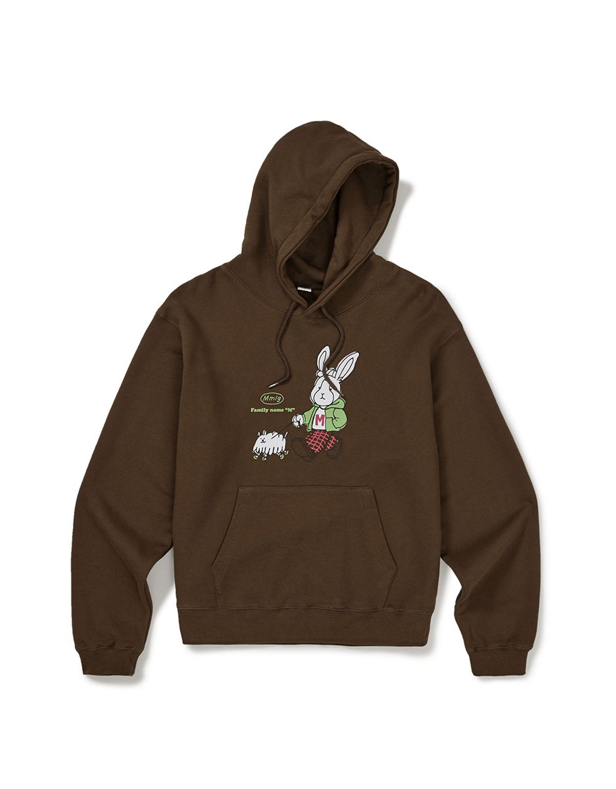 엠엠엘지(MMLG) [Mmlg] MELGE WALK HOODIE (AMBER BROWN)
