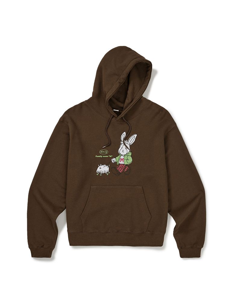 [Mmlg] MELGE WALK HOODIE (AMBER BROWN)