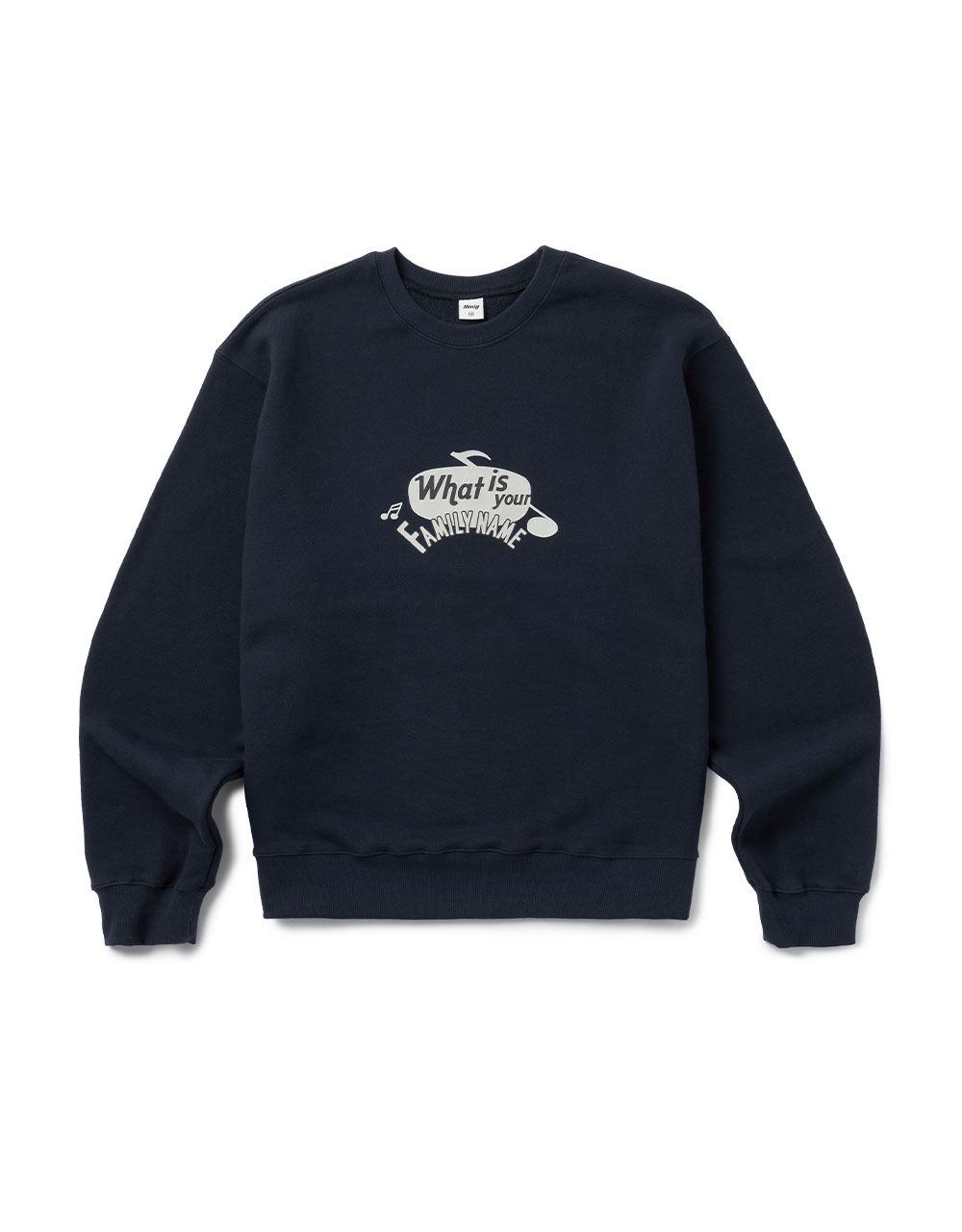 さらに100円引き◆MMLG◆FAMILY NAME SWEAT Mmlg] FAMILY NAME SWEAT (AUTHENTIC NAVY) - 감도 깊은 취향