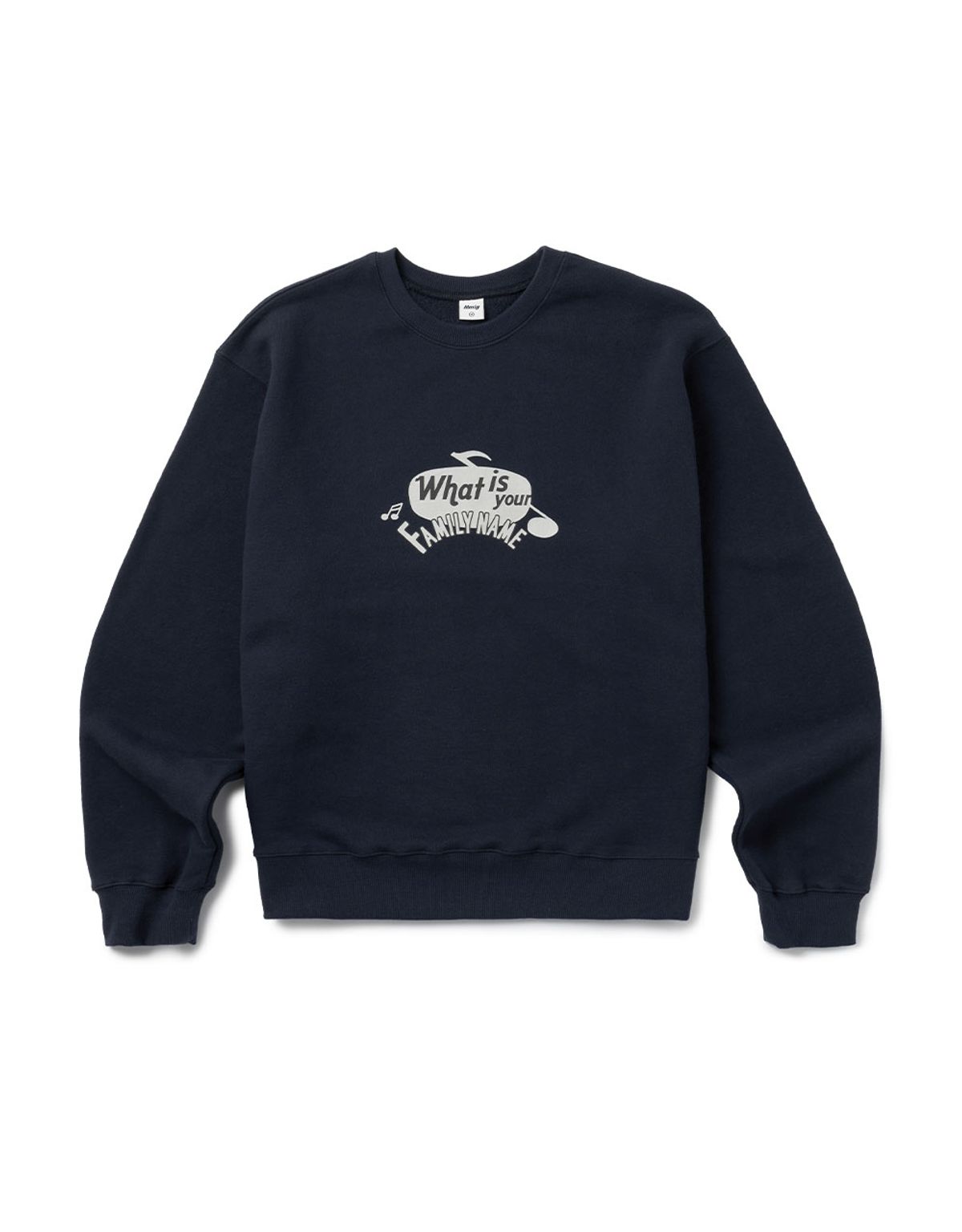 엠엠엘지(MMLG) [Mmlg] FAMILY NAME SWEAT (AUTHENTIC NAVY)