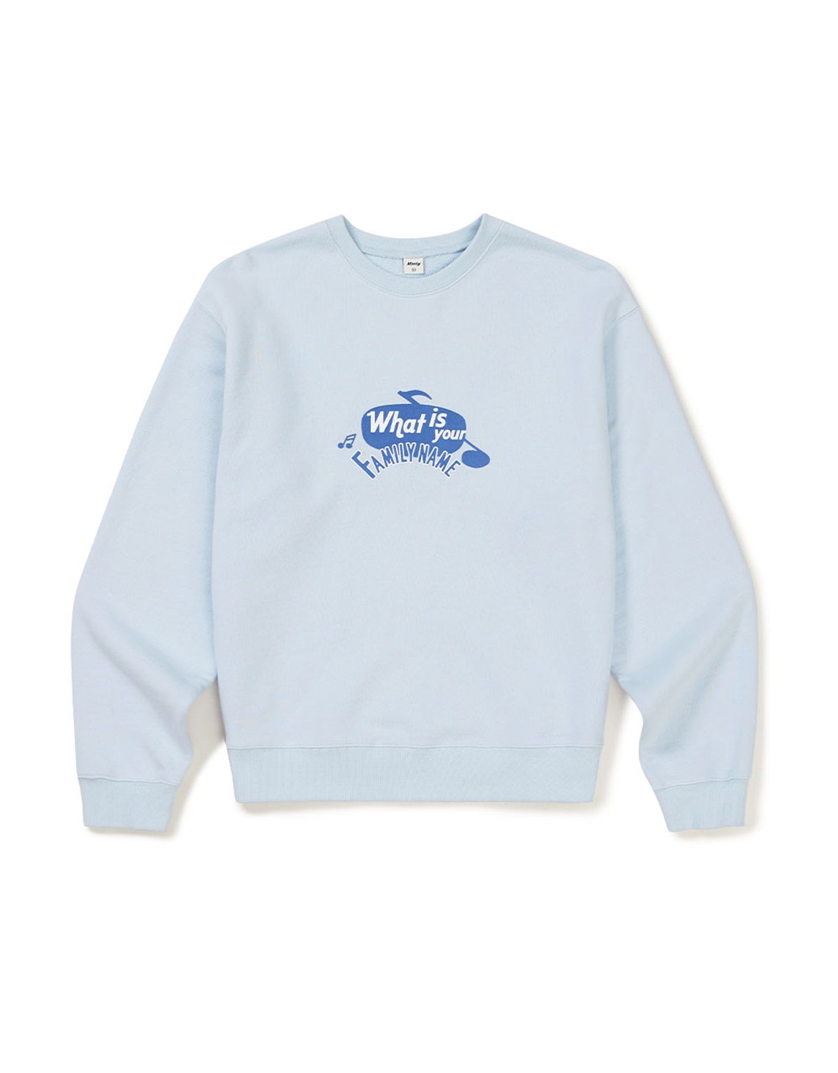 엠엠엘지(MMLG) [Mmlg] FAMILY NAME SWEAT (ICE BLUE)