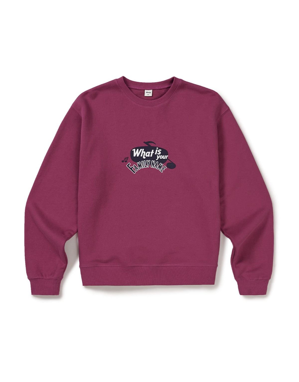 엠엠엘지(MMLG) [Mmlg] FAMILY NAME SWEAT (MULBERRY)