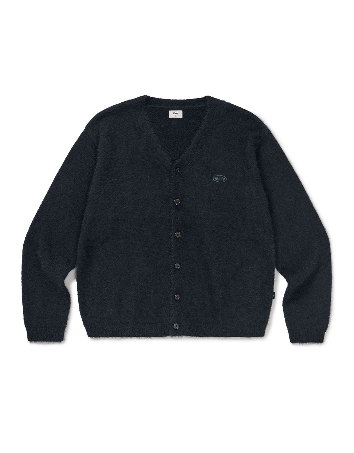 엠엠엘지(MMLG) [Mmlg] MENDED PLAY CARDIGAN (NAVY)