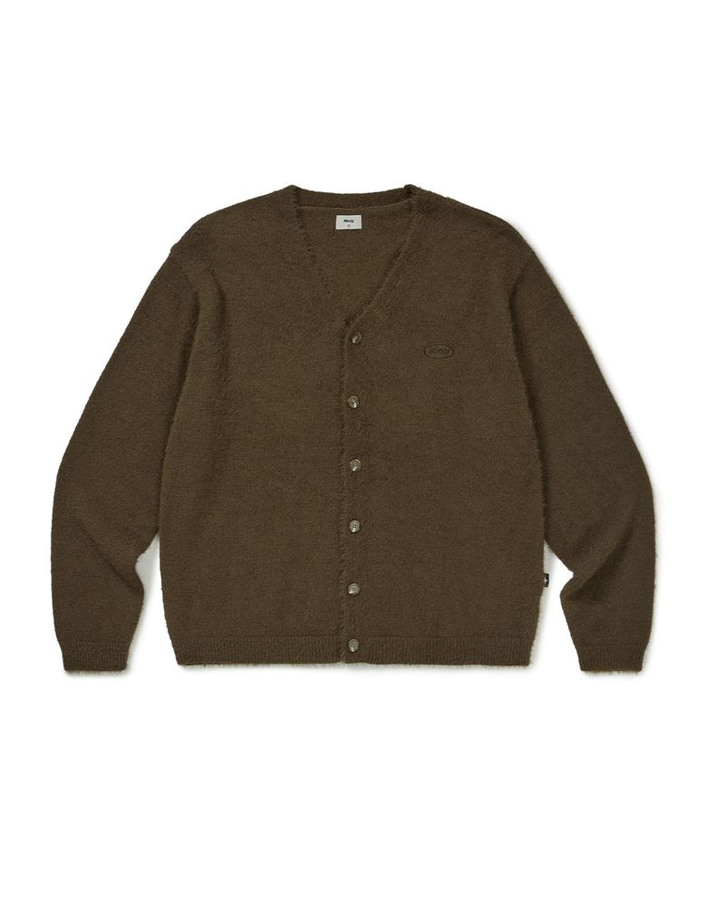 [Mmlg] MENDED PLAY CARDIGAN (BROWN)