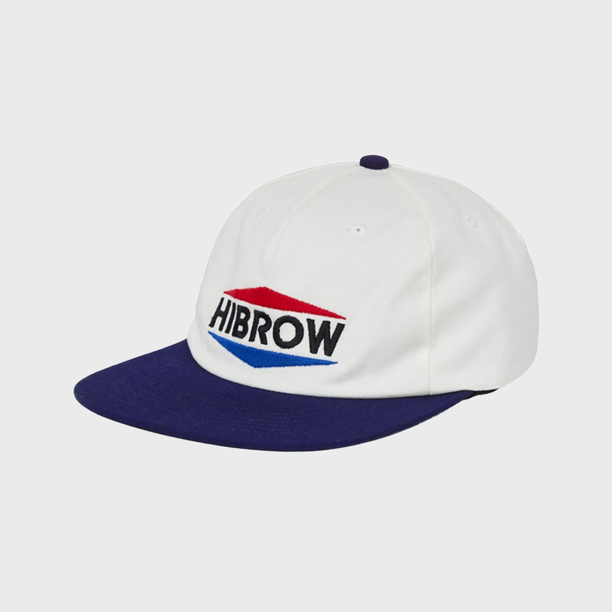 하이브로우(HIBROW) R/B 3패널 캡 : 네이비
