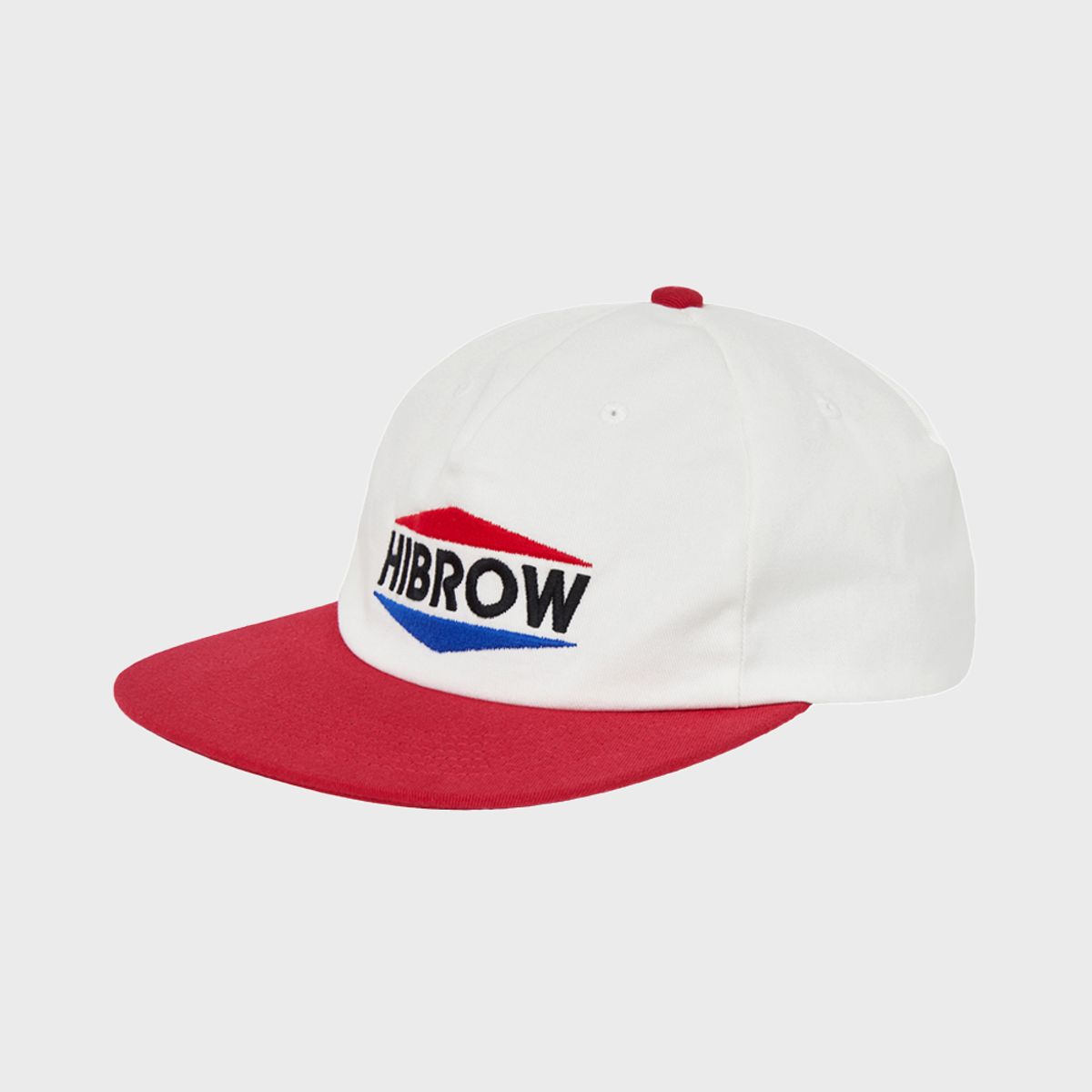 하이브로우(HIBROW) R/B 3패널 캡 : 레드