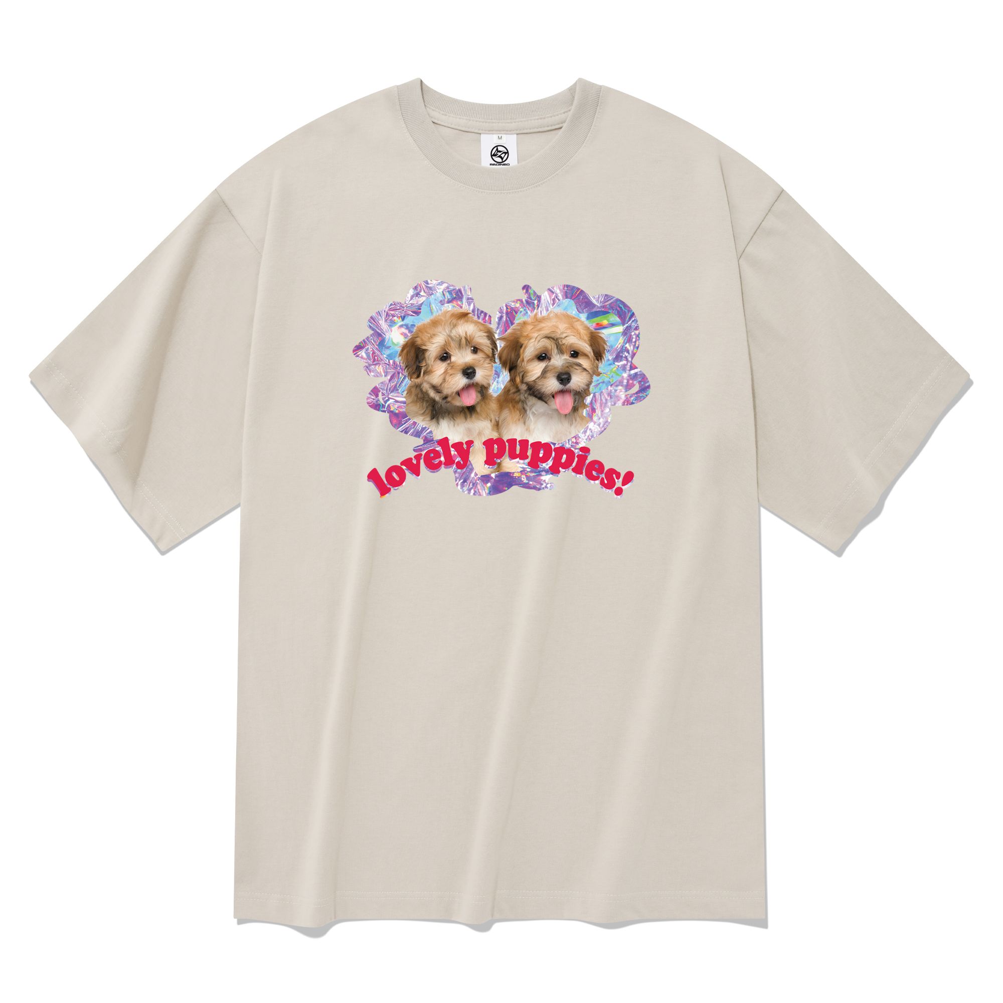 [RADINEO]★25SS★韓国人気★PUPPY SHORT SLEEVE T-SHIRT MUSINSA | RADINEO Lovely Puppy Short Sleeve T-Shirt Beige