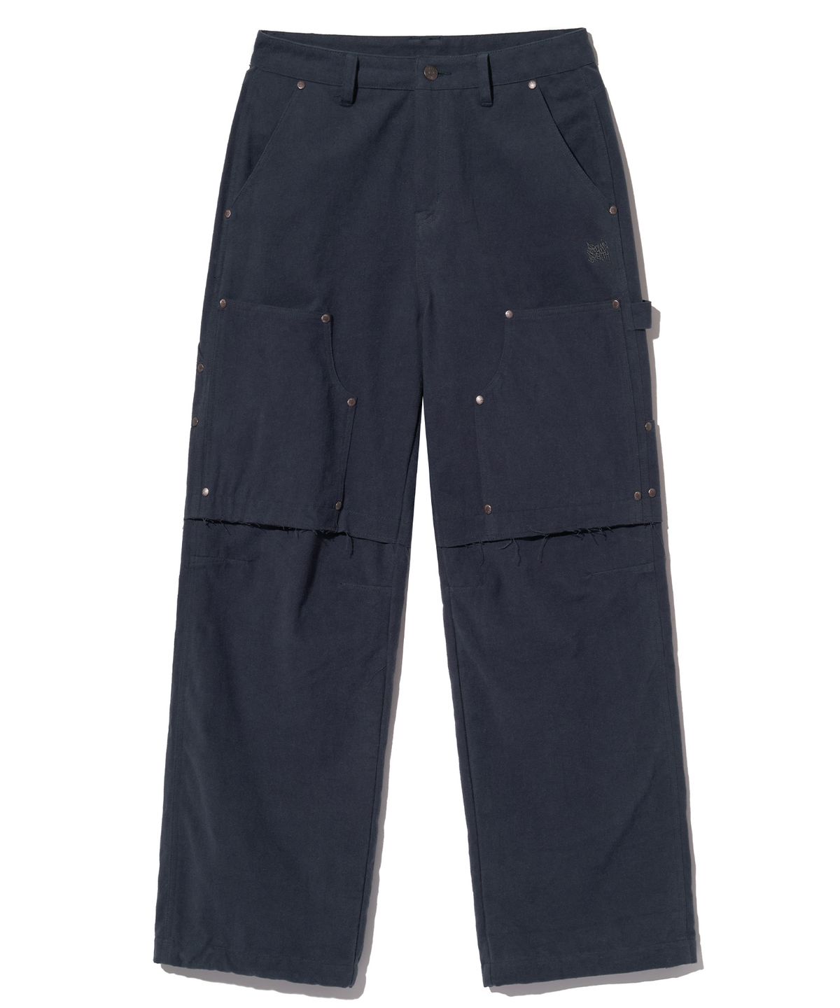 브라운브레스(BROWNBREATH) W TAG LAYERED PANTS - NAVY