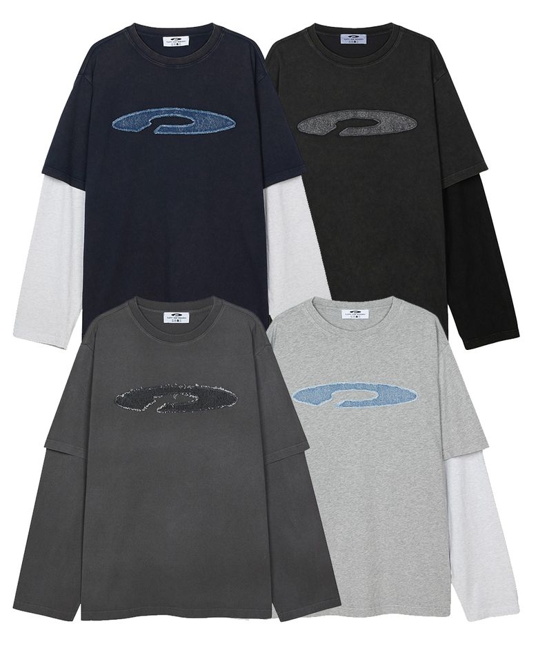 Double Layer Applique Long Sleeve_4 Color