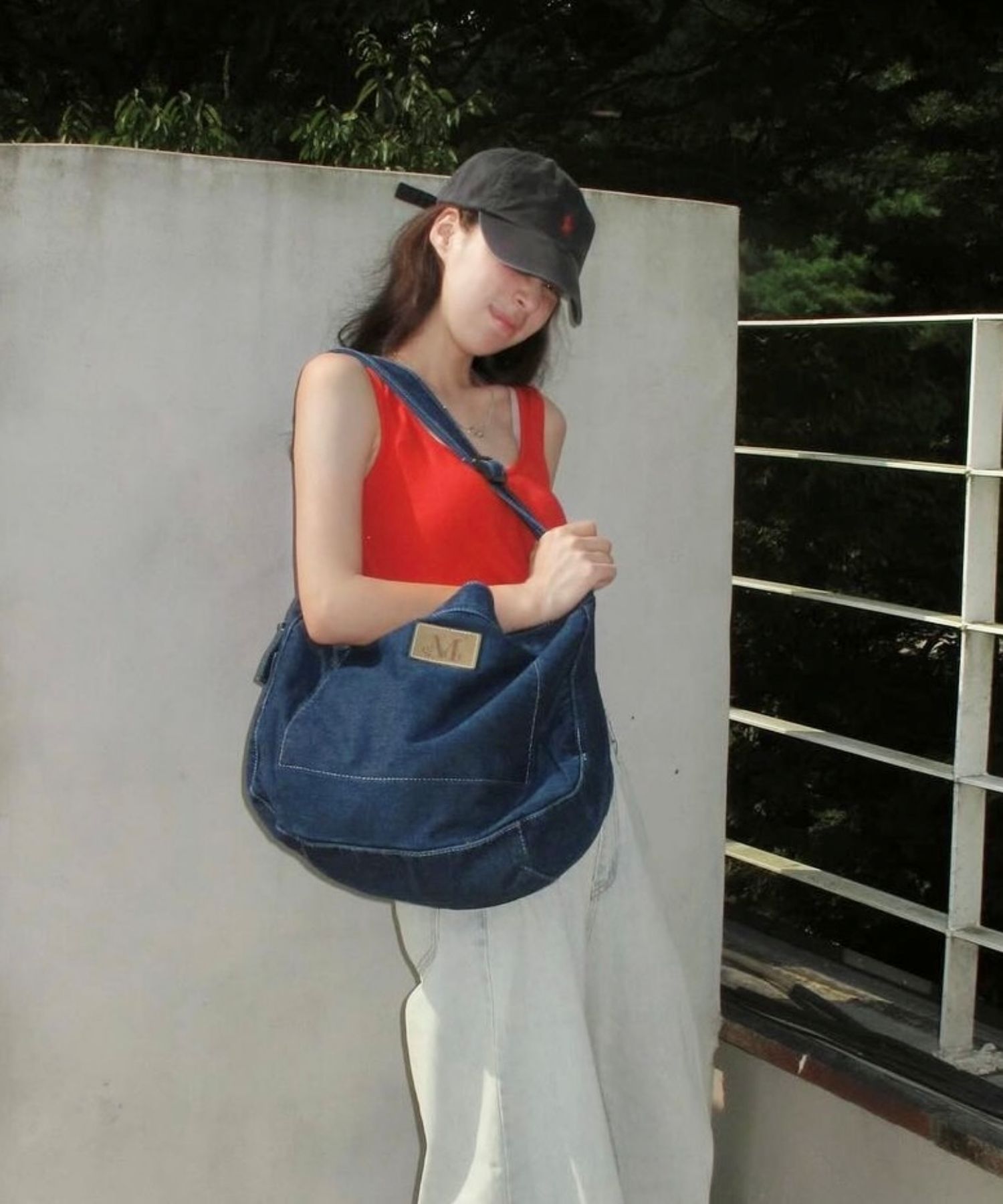 ★MUCENT★ Eloi Denim Shoulder Bag Unisex P00000NN MUSINSA | MUCENT Eloi Denim Shoulder Bag (Unisex)