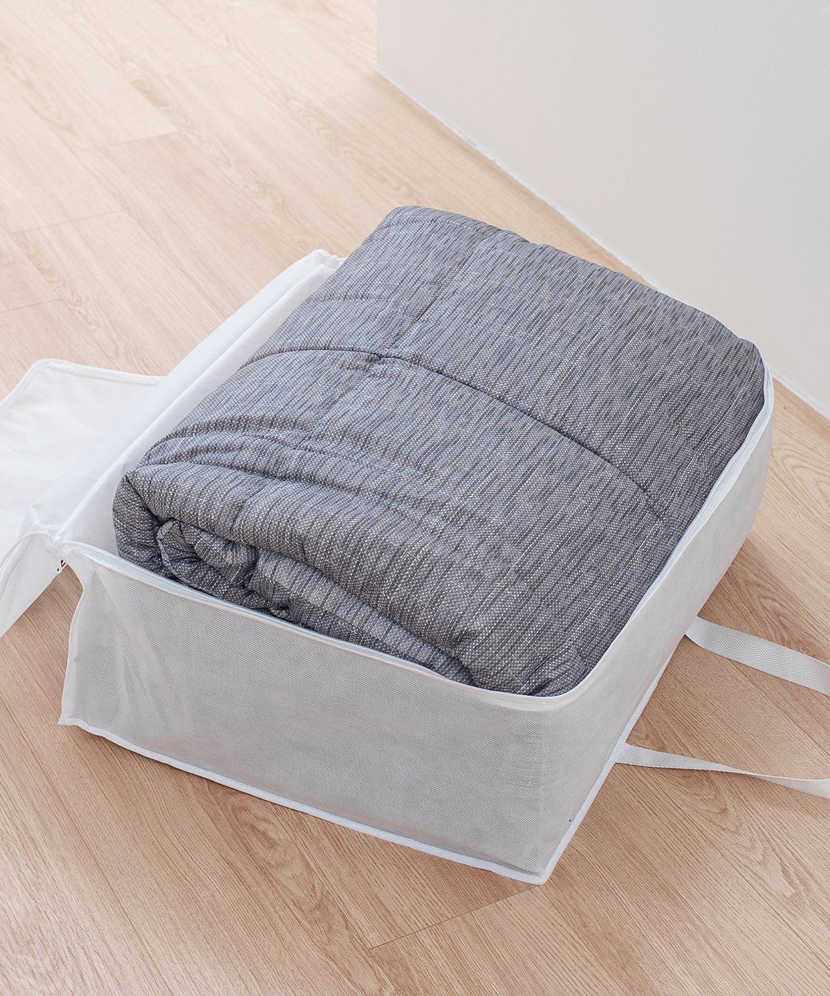 샤이닝홈(SHININGHOME) 더블리 투명 PVC 이불정리함 보관가방 3size