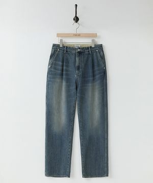 Drape Denim Pants Medium Blue