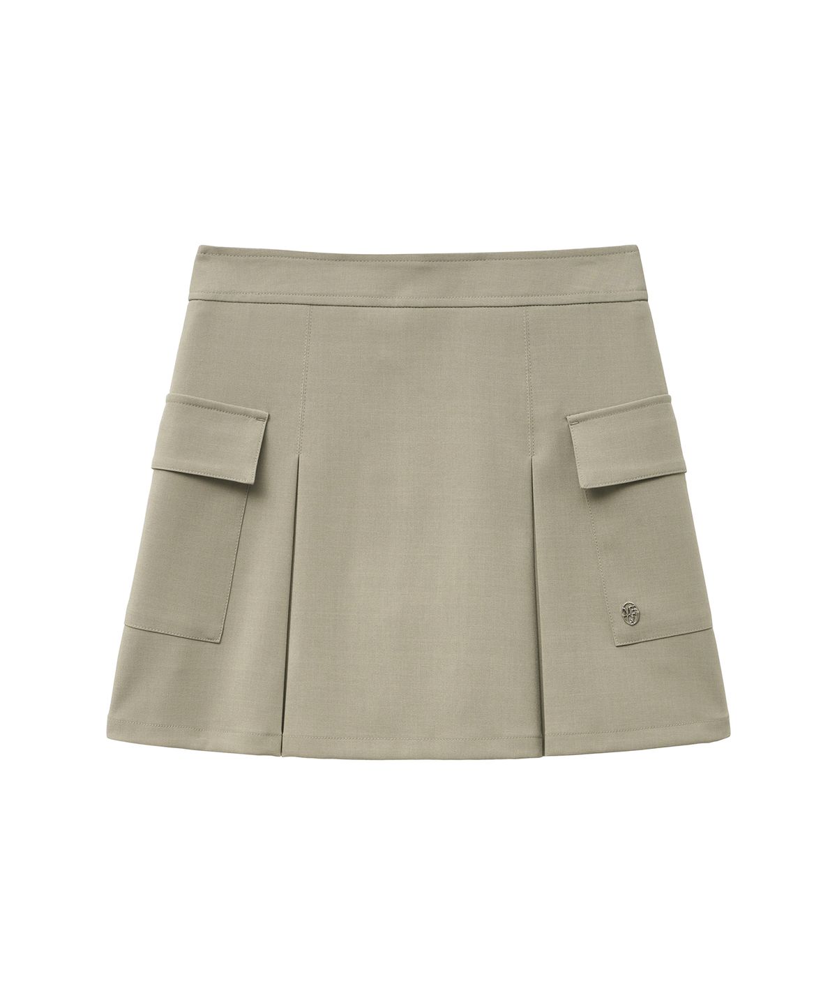 마리떼 스포츠(MARITHÉ SPORT) MOUVEMENT W CARGO PLEATED SKIRT beige