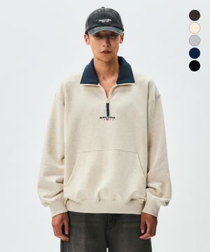 83플래그 하프집업 스웨트셔츠 NSW4635