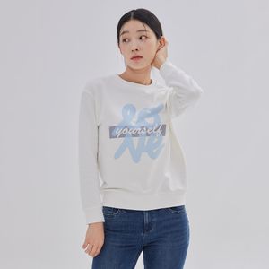 여성) LOVE 아트웍 보스쮸리 맨투맨_DN3WTS563-IV