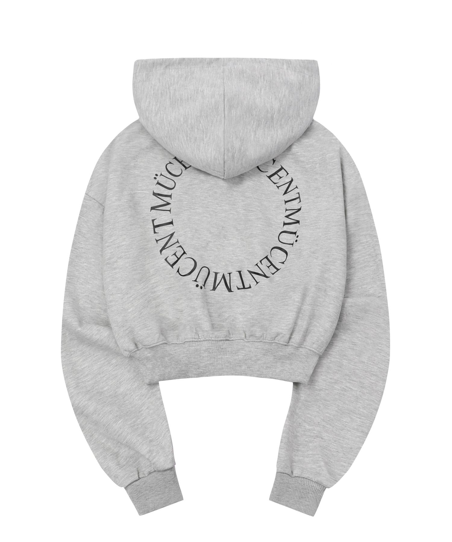 mucent パーカー　ショート丈　韓国　MUSINSA MUSINSA公式 | MUCENT Back Logo Two Way Hoodie Unisex (2 Colors)