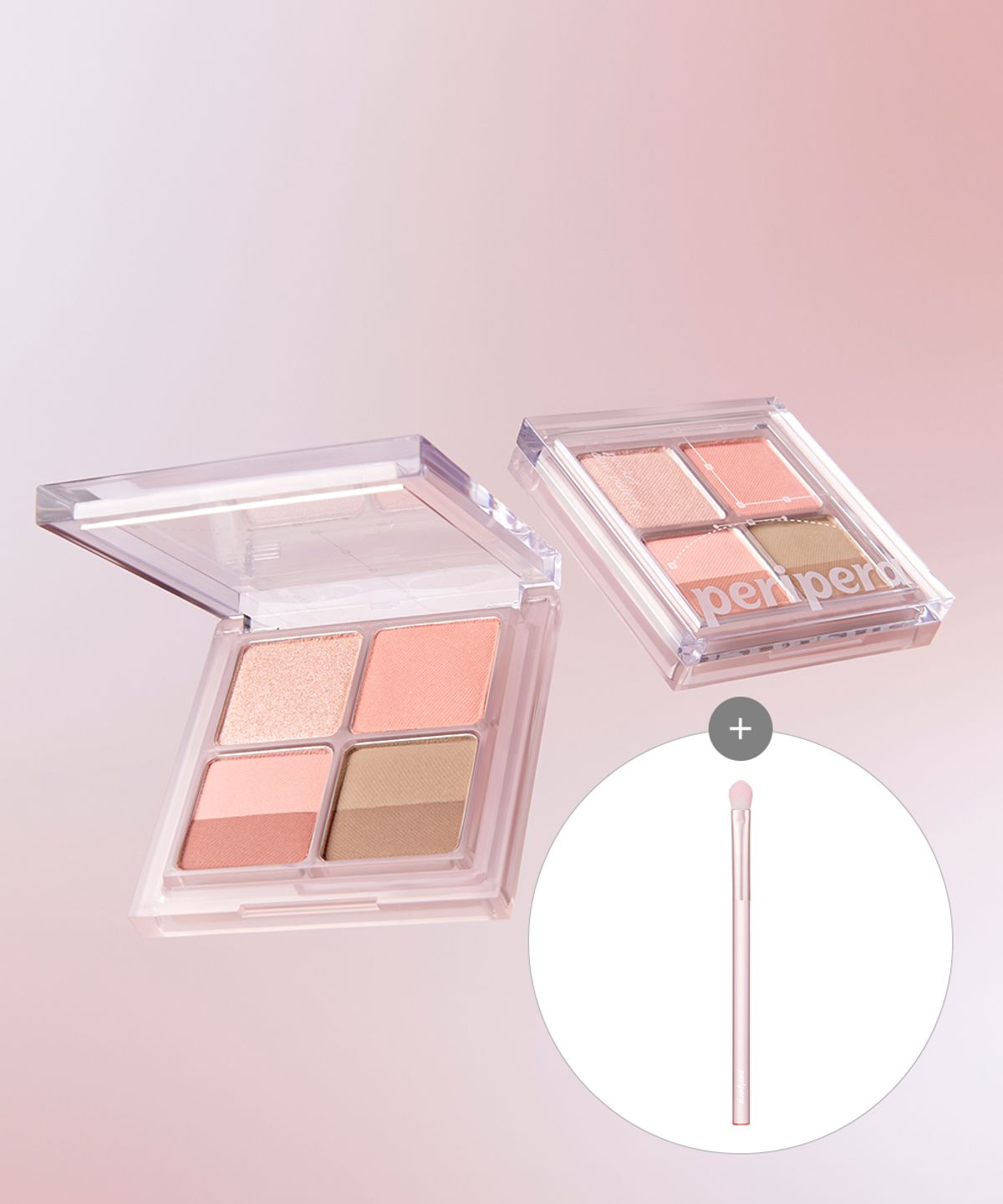 페리페라(PERIPERA) [2pack] 잉크 포켓 섀도우팔레트 [증정]베이직섀도우브러쉬1P
