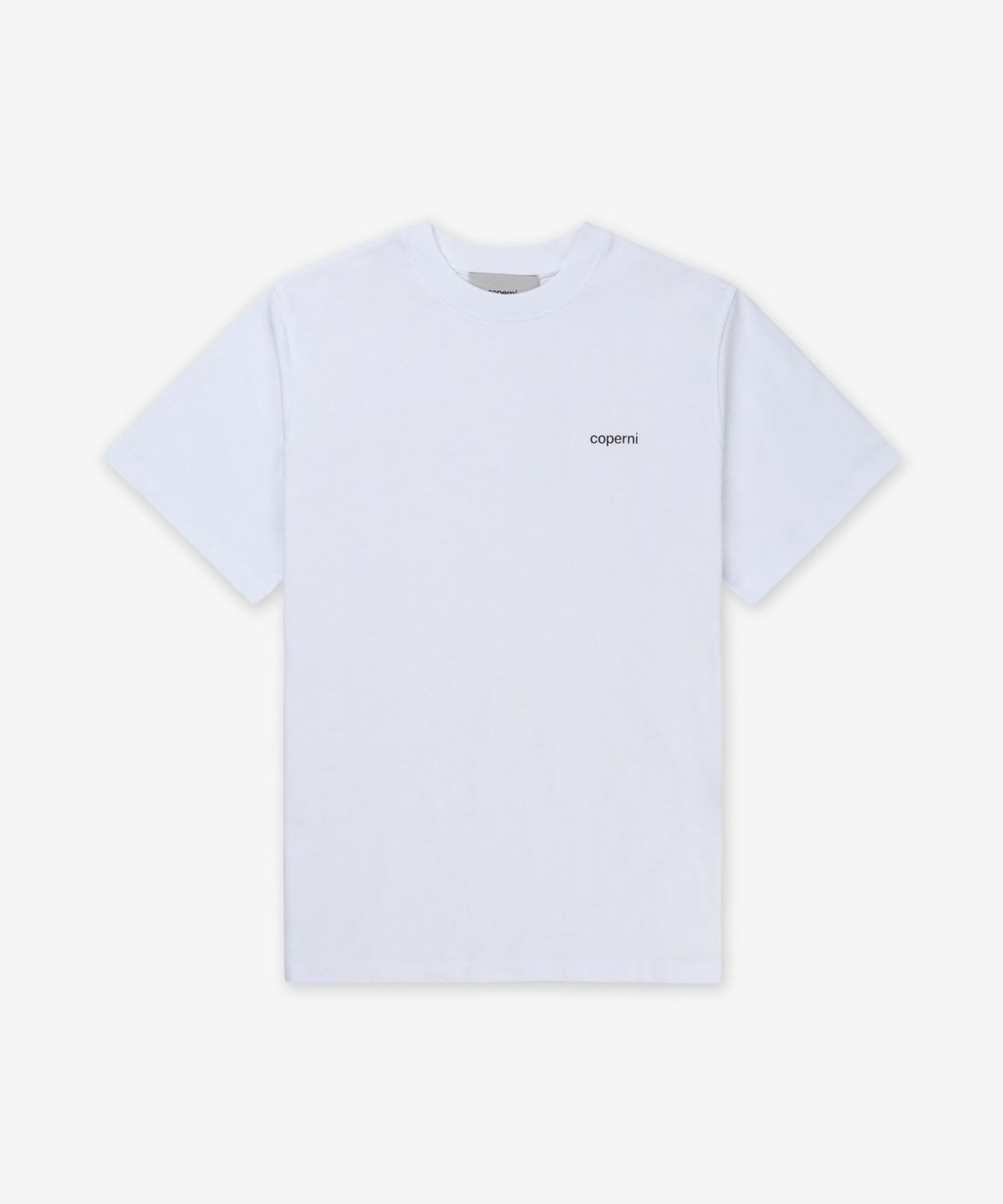 코페르니(COPERNI) 로고 박시핏 반소매 티셔츠 - 화이트 / COPJS03504WHITE