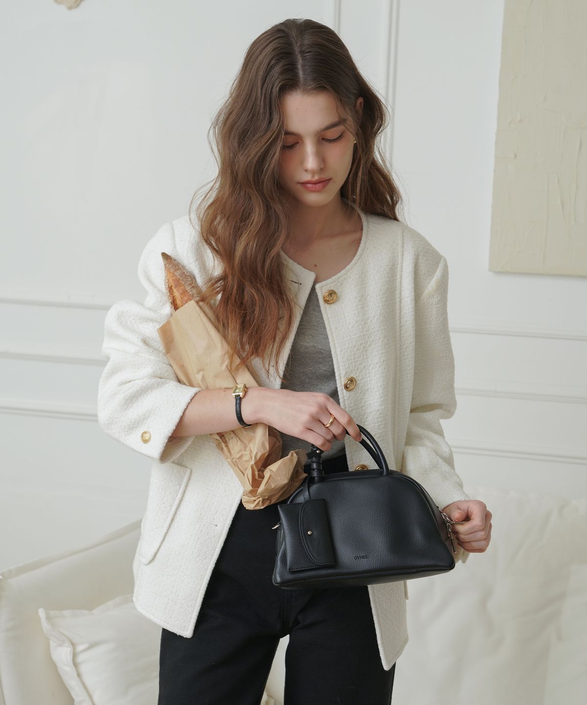 오브히(OVHEE) 마레 토트백 Mare Tote Bag_Black