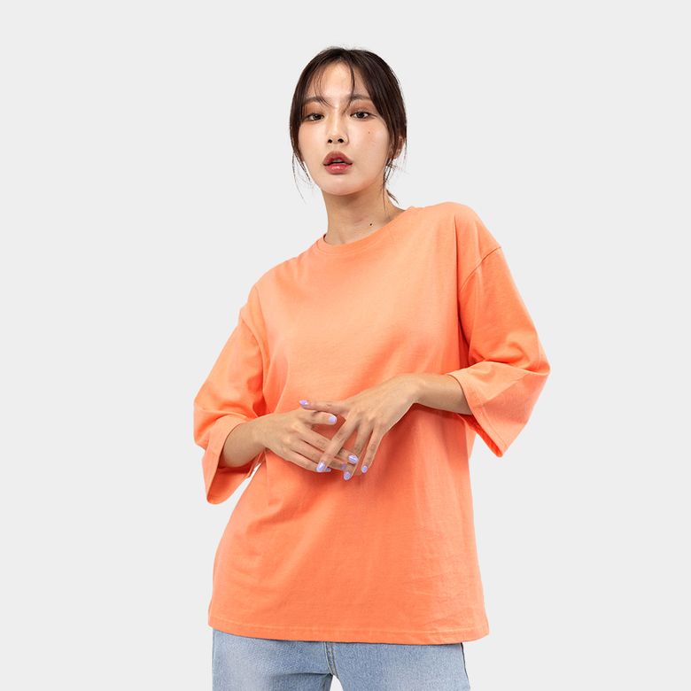 무지 7부 티셔츠