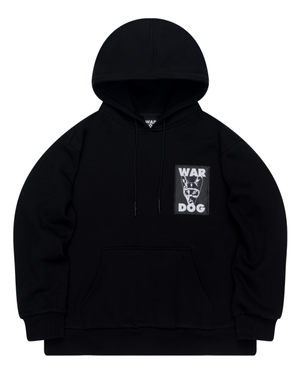 로고 패치 후디 블랙