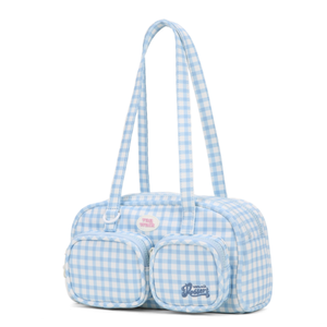 오션 아일랜드 토트백 [체크 스카이]