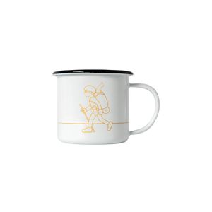 [유야 하시즈메]Explorer 법랑 머그컵 - 오렌지