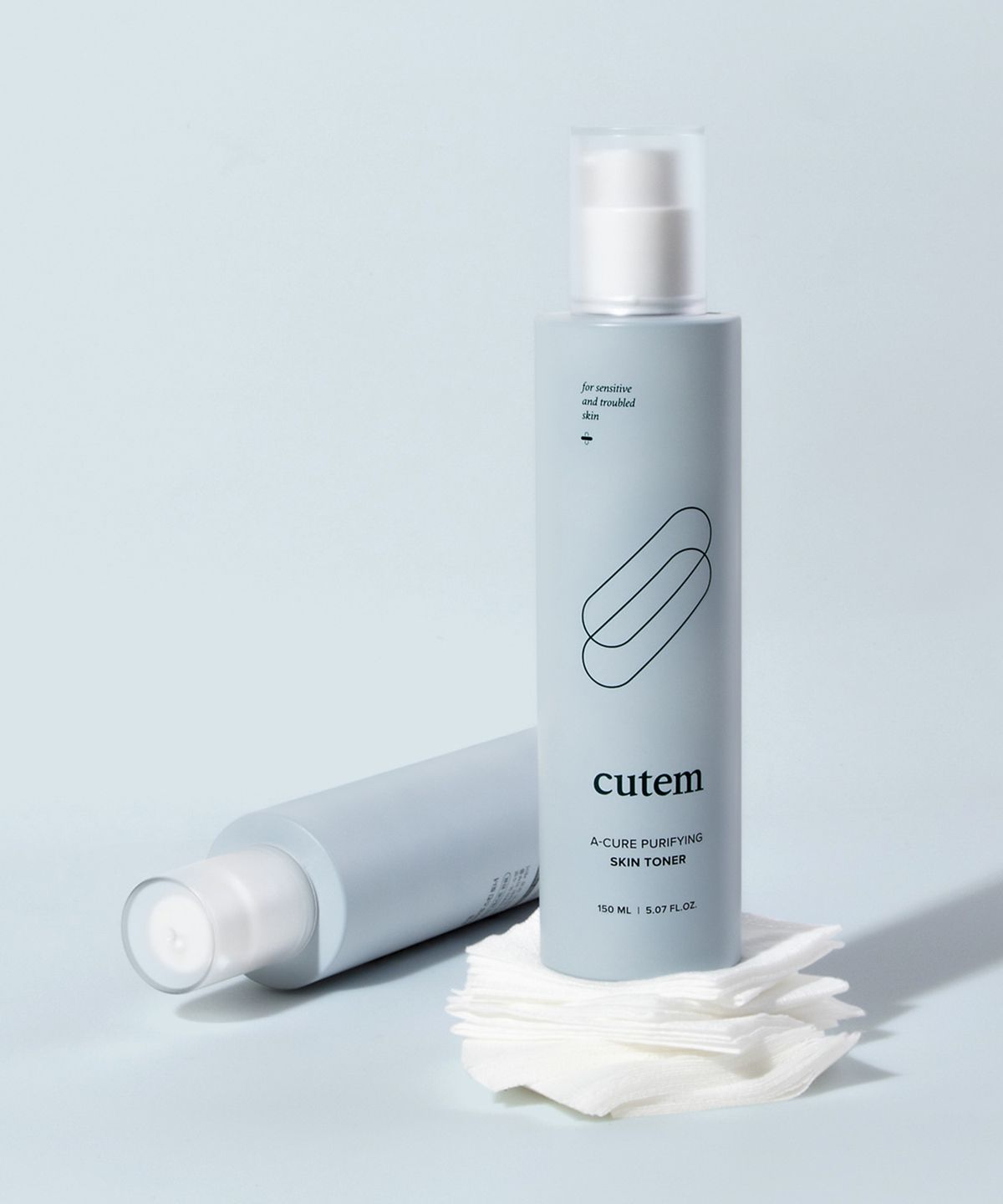큐템(CUTEM) 에이큐어 퓨리파잉 스킨 토너 150ml