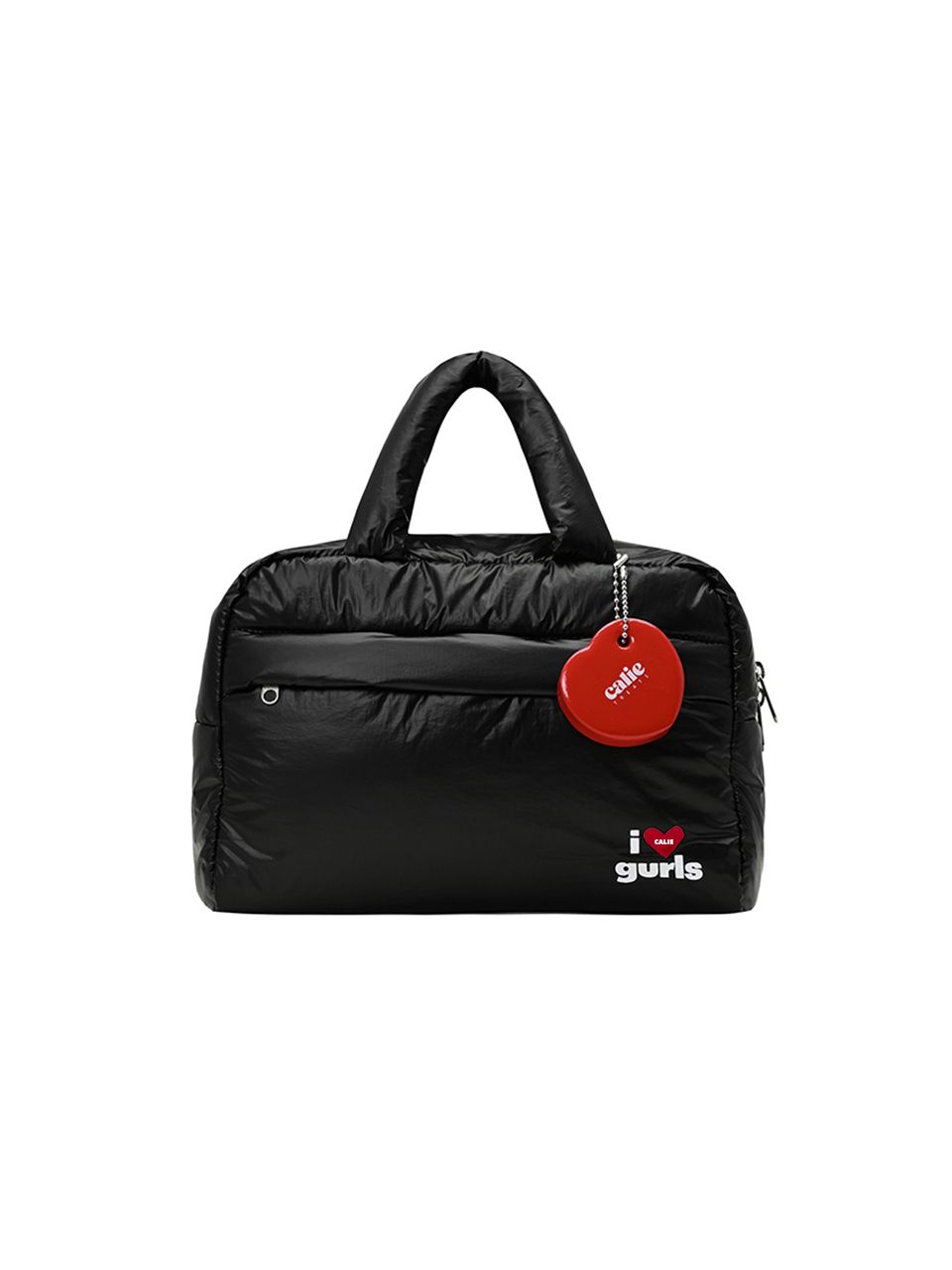 【as if calie】CALIE GURLS PADDING TOTE BAG MUSINSA | ASIF CALIE CALIE GURLS PADDING TOTE BAG BLACK