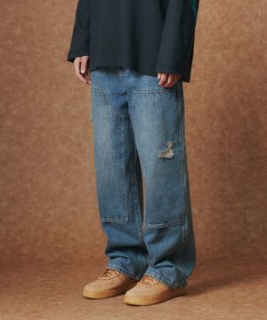 더블니 데님_BLUE