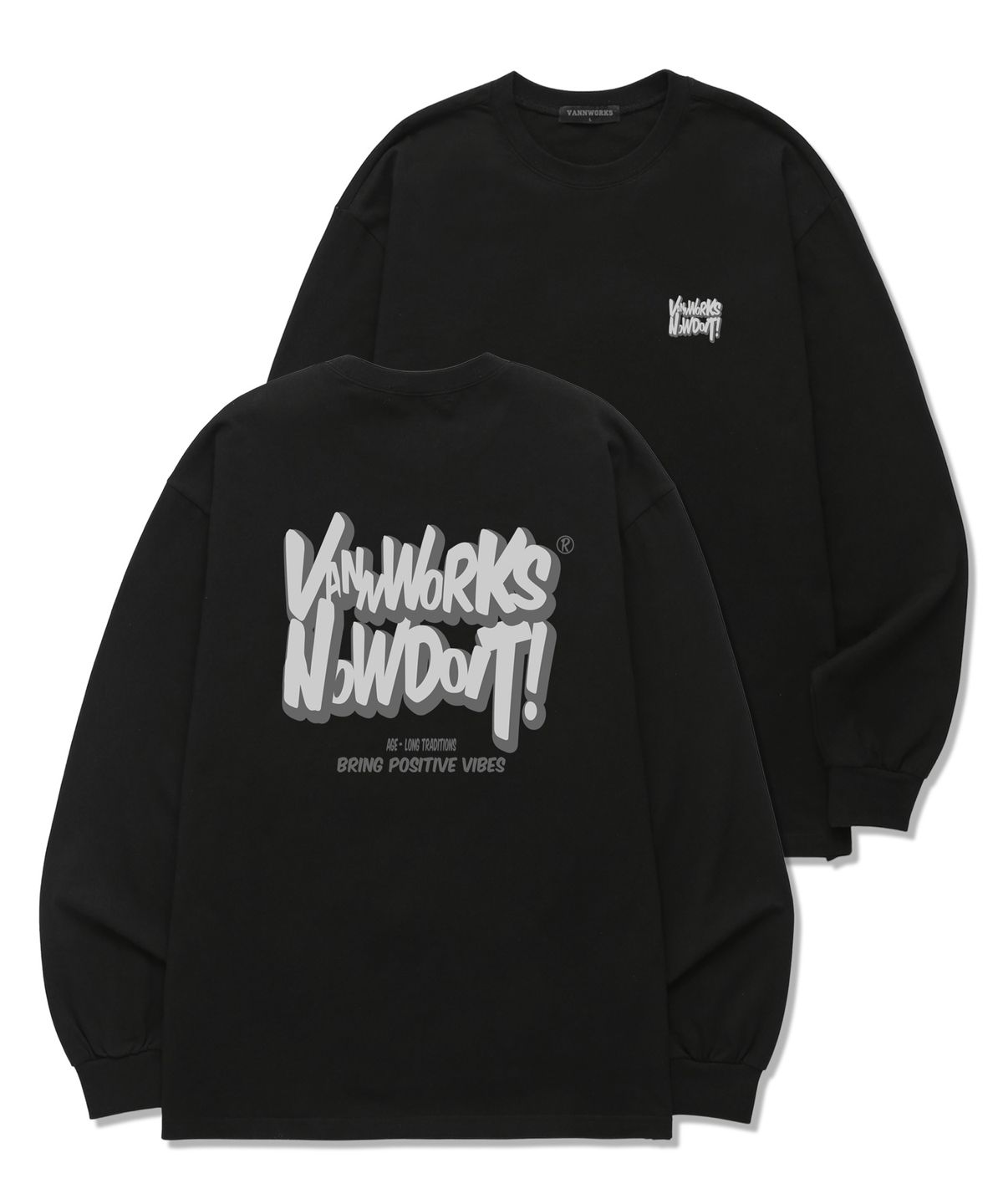 밴웍스(VANNWORKS) BRING NOW 롱슬리브 (VLS0086) 블랙