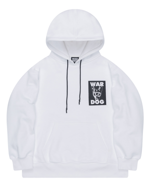 로고 패치 후디 화이트