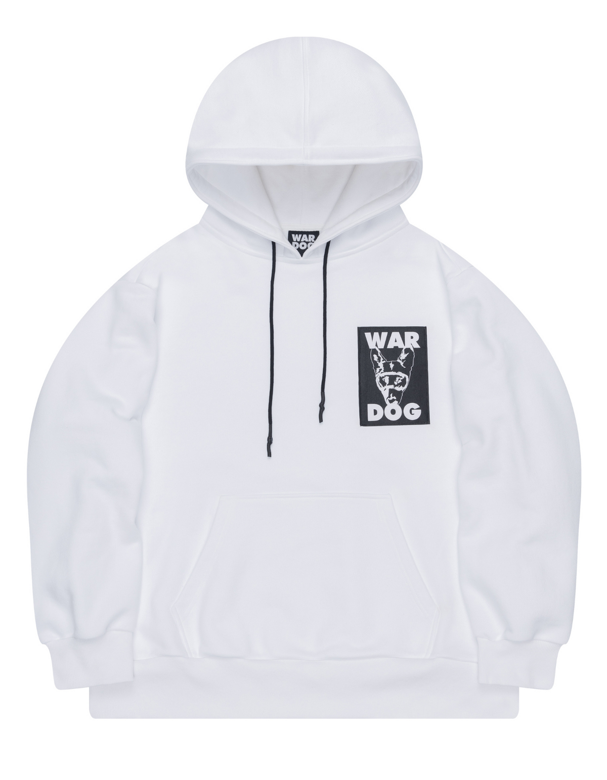 워독(WARDOG) 로고 패치 후디 화이트