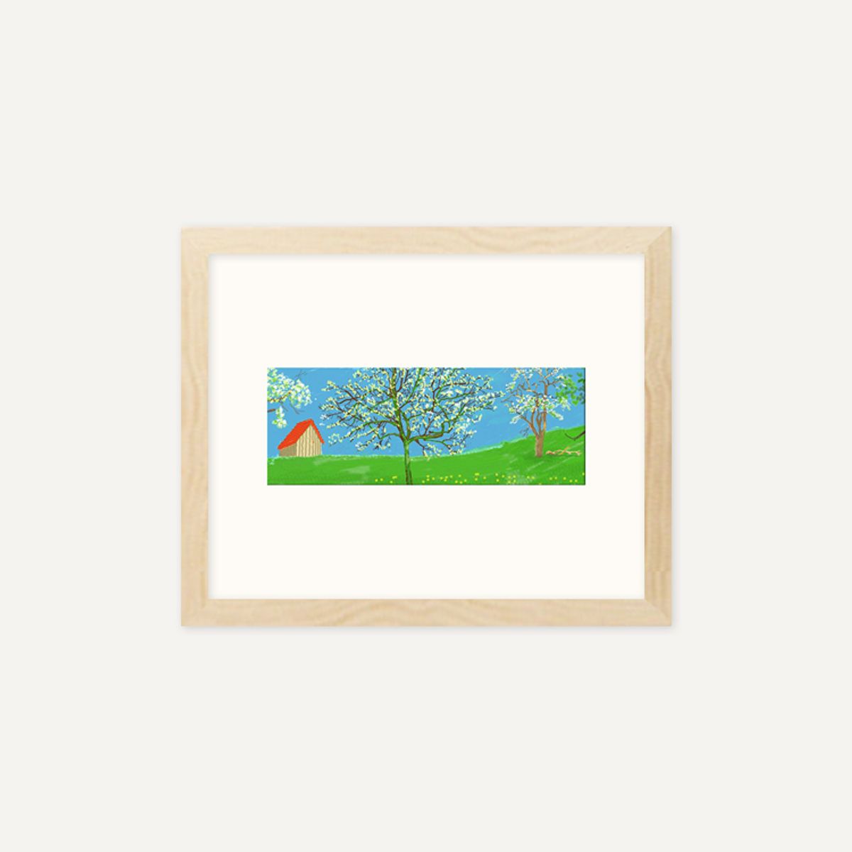 그릿시즌(GREET SEASON) 데이비드 호크니 A Year in Normandie_2 (액자 포함)
